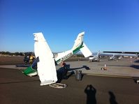 N153TB - Mishap at KCRQ 11/11/2012.  Clipped the helicopter also. - by Mr Miagi