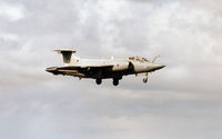 XV332 @ EGQS - Buccaneer S.2B of 12 Squadron on final approach to RAF Lossiemouth in September 1993. - by Peter Nicholson