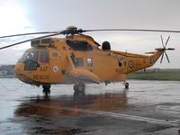 XZ591 @ CAX - Sea King HAR.3, callsign Rescue 128, on a visit to Carlisle from RAF Boulmer in October 2004. - by Peter Nicholson