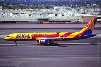 N901AW @ KPHX - City of Phoenix taxiing out -- March 1999. - by John Meneely