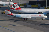 OE-LVC @ LOWW - Austrian Arrows Fokker 100 - by Thomas Ranner