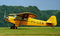 PH-GEN @ EBDT - Piper J-3C-90 Cub [12893] Schaffen-Diest~OO 12/08/2000 - by Ray Barber