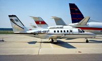 OE-GEC @ LOWW - Cessna Citation II [550-0266] Vienna~OE 20/06/1996 - by Ray Barber