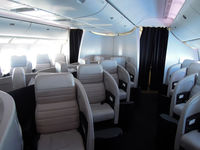 ZK-OKN - The totally empty second Business Premier cabin. The first cabin was not even 50% full. (AKL-SYD) - by Micha Lueck