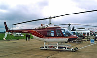 G-HANY @ EGSU - Agusta-Bell AB.206B-3 Jet Ranger III [8598] Duxford~G 27/09/2001 - by Ray Barber