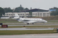 N118ST @ KSRQ - Cessna Citation Excel (N118ST) arrives at Sarasota-Bradenton International Airport - by jwdonten