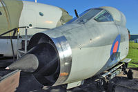 XV328 - Nose of English Electric Lightning T.5, c/n: 95021 at Bruntingthorpe - by Terry Fletcher