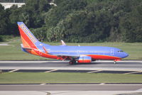 N913WN @ KTPA - Southwest Flight 368 (N913WN) arrives at Tampa International Airport following a flight from Port Columbus International Airport - by Jim Donten