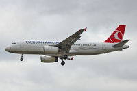 TC-JPB @ EGKK - TurKish ,   TC-JPB (Rize), 2005 Airbus A320-232, c/n: 2626 - by Terry Fletcher