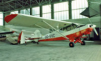 OO-VVC @ EBGT - Piper PA-18-150 [18-8286] Ghent~OO 14/08/1977. Image taken from a slide. - by Ray Barber