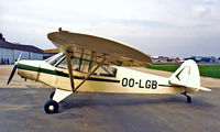 OO-LGB @ EBAW - Piper PA-18-95 Super Cub [18-2060] Antwerp~OO 14/09/1985 - by Ray Barber