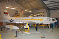 G-BYOY @ EGMH - Canadair T-33AN Silver Star 3, c/n: T33-231 at Manston Museum - by Terry Fletcher