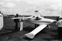 G-OGKN @ EGTC - G-OGKN Rutan Quickie 2 cranfield egtc pfa meeting 1983 - by donliddard