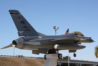 80-0528 - An F-16 Fighting Falcon (80-0528) of the 56th Tactical Fighter Wing from MacDill Air Force Base sits on display at Freedom Lake Park - by Jim Donten