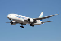 CS-TFM @ LAX - Leased to Air Pacific (Fiji), EuroAtlantic Airways CS-TFM on short final to RWY 25L. - by Dean Heald