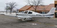 N1967N @ KAXN - Cirrus SR22T in front of the terminal building. - by Kreg Anderson