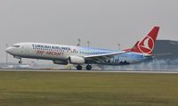 TC-JYI @ LOWW - Turkish Airlines , B 737-9F2/ER (200th Aircraft)