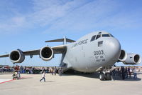 96-0003 @ KMCF - C-17 Globemaster III (96-0003) from 62nd/446th Airlift Wing at McChord Air Force Base on display at MacDill Air Fest - by Jim Donten