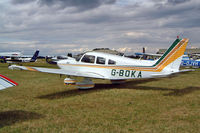 G-BOKA @ EGBP - Piper PA-28-201T Turbo Dakota [28-7921076] Kemble~G 09/07/2004 - by Ray Barber