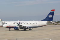 N809MD @ KSRQ - US Air Flight 3396 operated by Republic (N809MD) prepares for flight at Sarasota-Bradenton International Airport - by Jim Donten