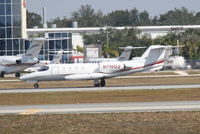 N710GS @ KSRQ - Learjet 35 (N710GS) departs Sarasota-Bradenton International Airport enroute to Toledo Express Airport - by Jim Donten