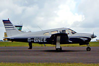 G-BNEE @ EGBP - Piper PA-28R-201 Arrow III [28R-7837084] Kemble~G 10/07/2004 - by Ray Barber