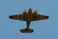 N70GA @ 96WI - 1966 Beech D18S, c/n: A-177, overflying Vette Seaplane Base - by Timothy Aanerud
