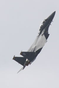 89-0474 @ KMCF - F-15E Strike Eagle (89-0474) performs at MacDill Air Fest - by Jim Donten