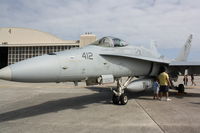 165228 @ KMCF - F-18 Hornet (164218) on display at MacDill AirFest - by Jim Donten
