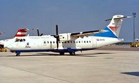 9A-CTS @ LOWW - Aerospatiale ATR-42-310QC [312] (Croatia Airlines) Vienna~OE 20/06/1996 - by Ray Barber