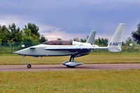 G-RAFT @ EGBP - Rutan Long-Ez [PFA 074A-10734] Kemble~G 11/07/2004. Seen taxiing out for departure. - by Ray Barber