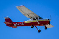 N747KA @ KPWK - Cessna 150 arriving at Chicago Executive Airport, Wheeling, IL - by LP