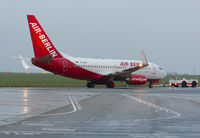 D-AGEU @ EGSH - being towed to Air Livery before sun rise. - by Matt Varley