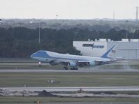 92-9000 @ MCO - Air Force One from MCO rooftop - by Florida Metal