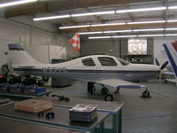 N32YS @ KRHV - At SJSU's hangar. - by Lino Ochoa