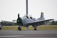 N661NA @ KMCF - A T-28 Trojan (N661NA) on display at MacDill Air Fest - by Jim Donten