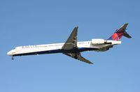 N917DN @ TPA - Delta MD-90 - by Florida Metal