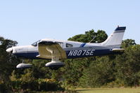 N8075E @ X36 - Piper Cherokee (N8075E) departs Buchan Airport - by Jim Donten
