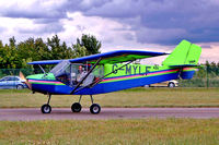 G-MYLF @ EGBP - Rans S.6ESD Coyote II [PFA 204-12544] Kemble~G 11/07/2004. Taxiing out for departure. - by Ray Barber