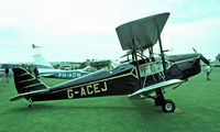 G-ACEJ @ EGTH - De Havilland DH.83 Fox Moth [4069] Old Warden~G 11/07/1982. Image taken from a slide. - by Ray Barber
