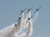 N6953X - Heavy Metal Jet Team over Cocoa Beach
