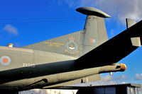 XV249 @ EGWC - Tail colours of Hawker Siddeley Nimrod MR.1, c/n: 8024 - by Terry Fletcher