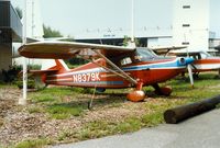 N8379K @ TEB - 1946 Stinson 108-1, N8379K, at Teterboro Airport, Teterboro, NJ - by scotch-canadian
