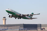 B-16401 @ DFW - EVA Air Cargo departing DFW Airport - by Zane Adams