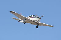 N31526 @ KSRQ - Beechcraft Bonanza (N31526) arrives at Sarasota-Bradenton International Airport following a flight from Tampa International Airport - by Jim Donten