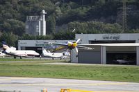 HB-MDS @ LSGS - Landing in Sion - by Bieber René