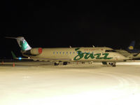 C-FDJA @ CYZF - 5:30am at Yellowknife - by Micha Lueck