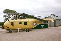 XJ393 - Westland WS.55 HAR.10 Whirlwind [WA.57] Higher Blagdon, Devon~G 13/09/1976. Seen at Torbay Aircraft Museum now disbanded. Image taken from a slide. - by Ray Barber