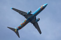 N318AS @ DFW - Photographed from my back yard - Frontier Airlines on approach to DFW Airport - by Zane Adams