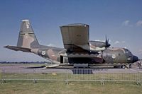 64-0569 @ EGDX - Lockheed C-130E Hercules [4079] RAF St. Athan~G 20/09/1975. Image taken from a slide. - by Ray Barber